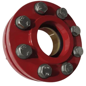 Dielectric Flange – Welded With Steel Pipe x FPT Brass